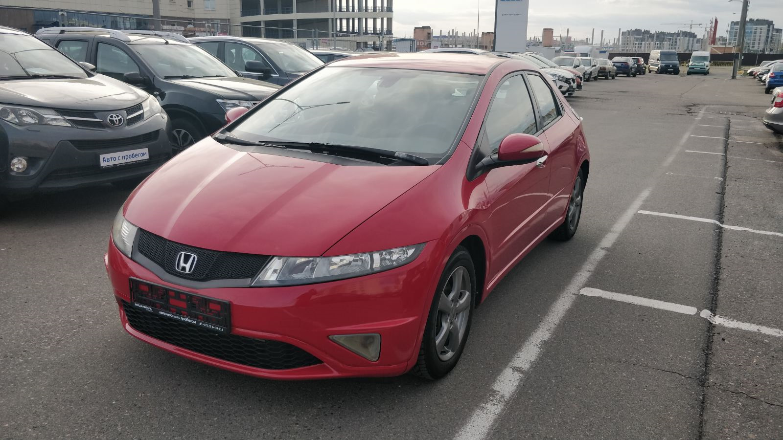 Honda Civic 5D (8G) 1.3 бензиновый 2009 | L13Z1, мех, Milano Red на DRIVE2