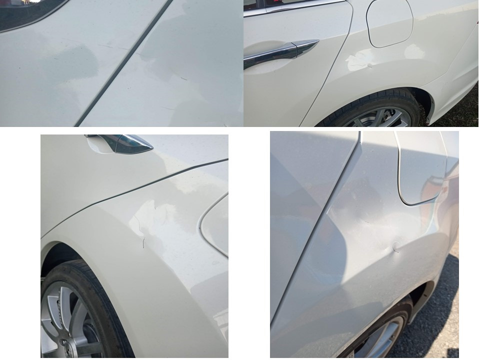 3. Заднее левое крыло. — Honda Accord (8G)