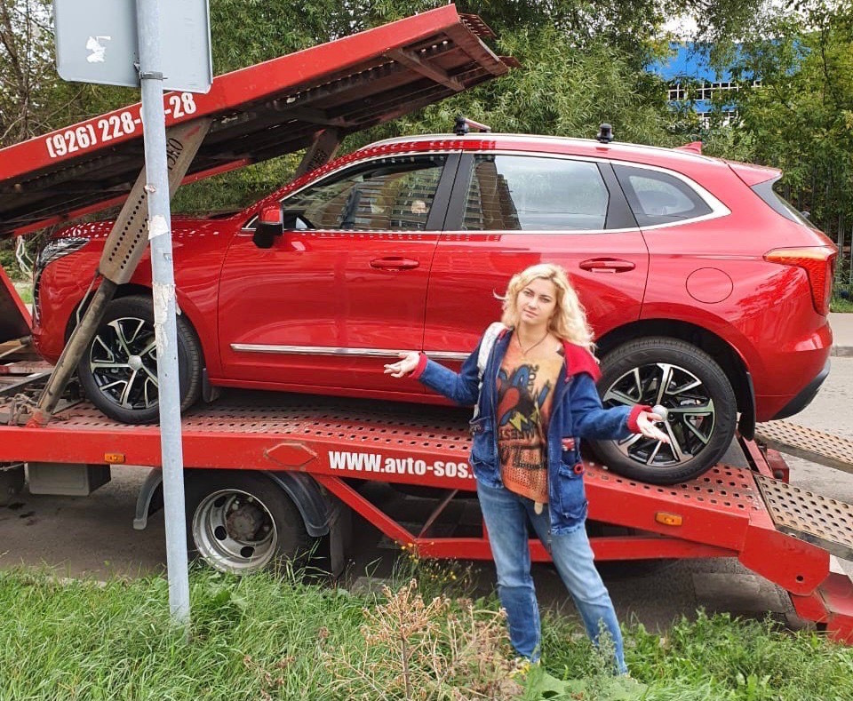 утро на эвакуаторе. — Haval Jolion