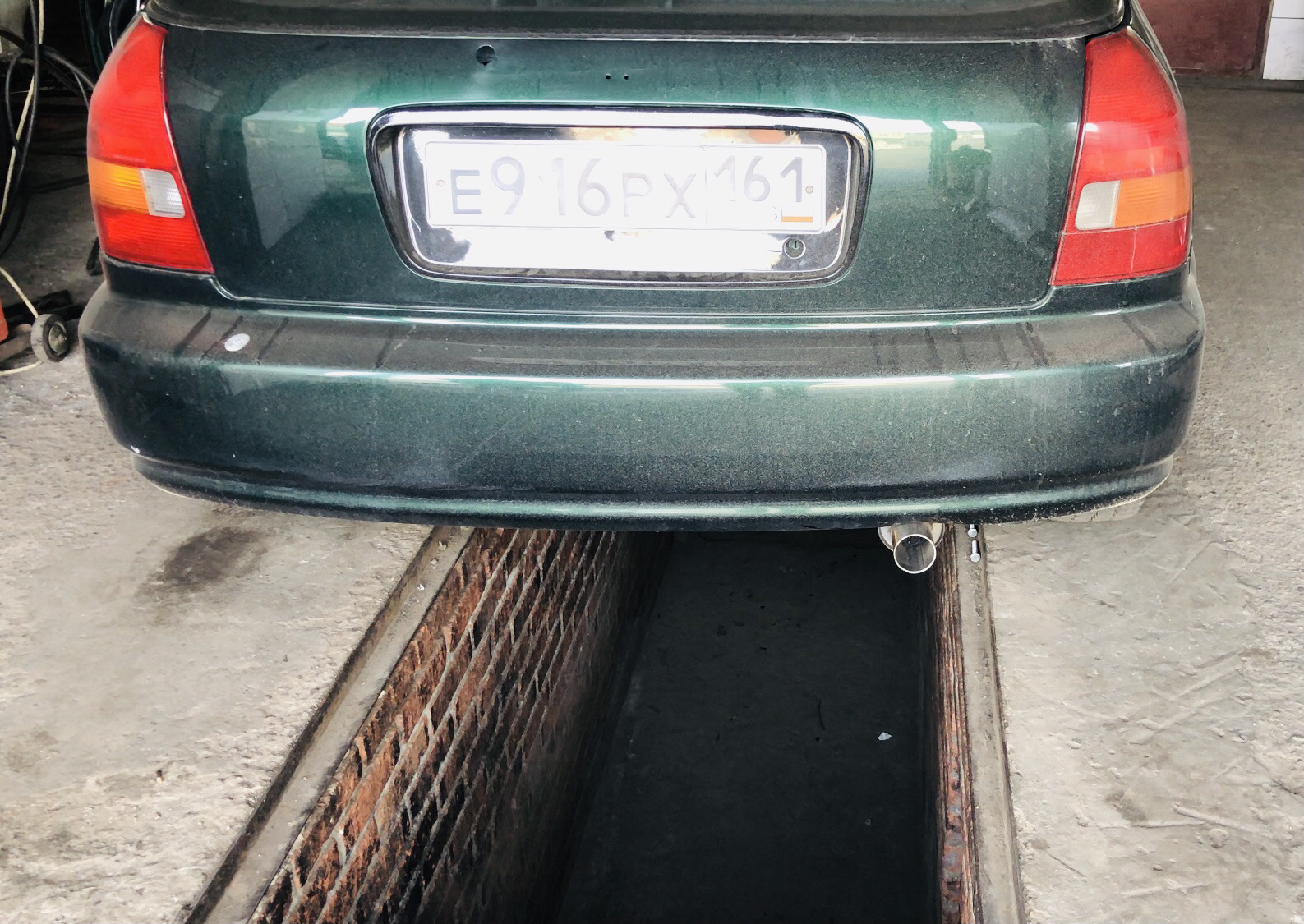 Наконец-то ВЫХЛОП — Honda Civic Hatchback (6G), 1,6 л, 1996 года ...