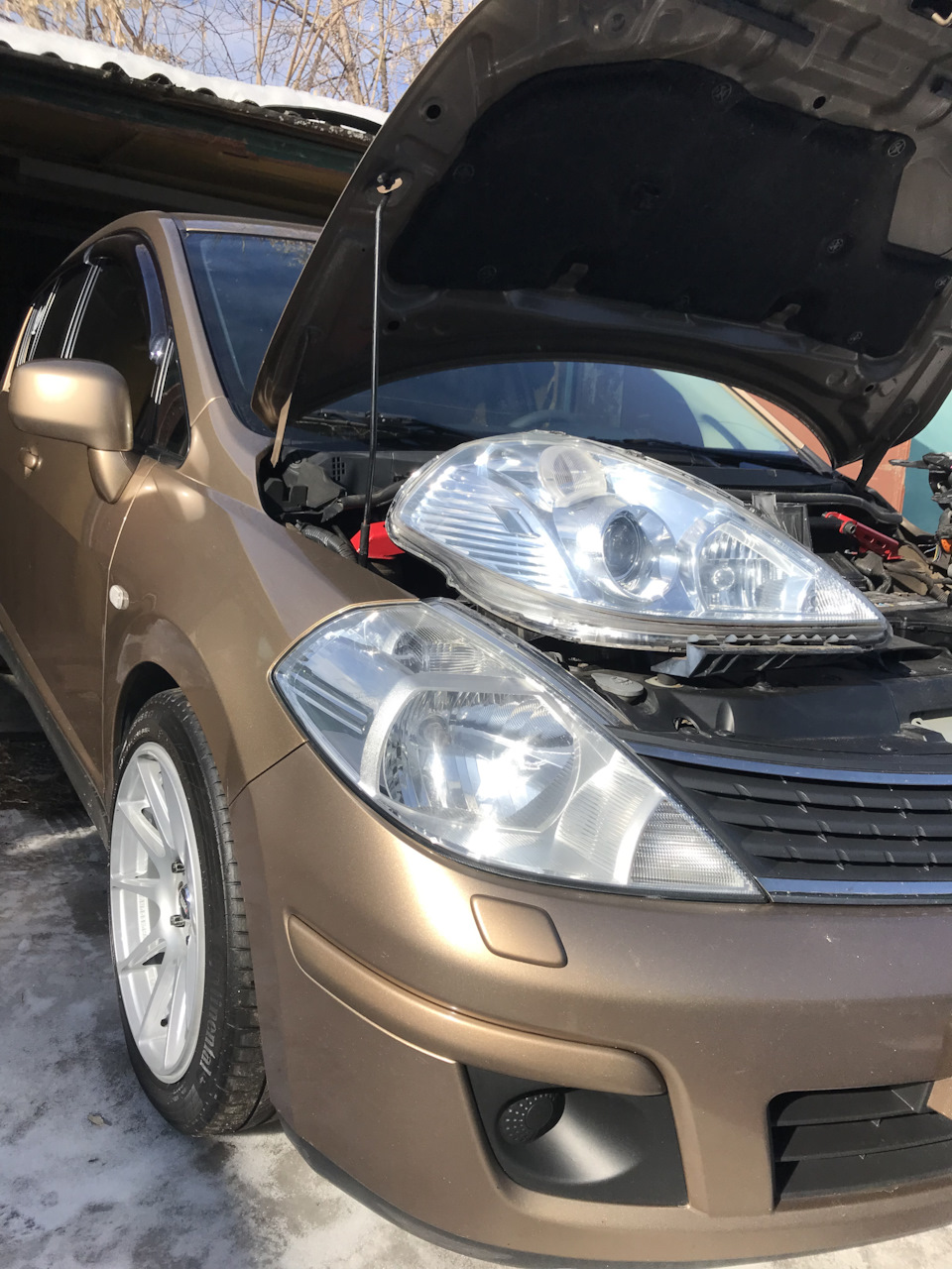 Ксенон P5132 Tiida — Nissan Tiida (1G), 1,6 л, 2008 года | тюнинг | DRIVE2