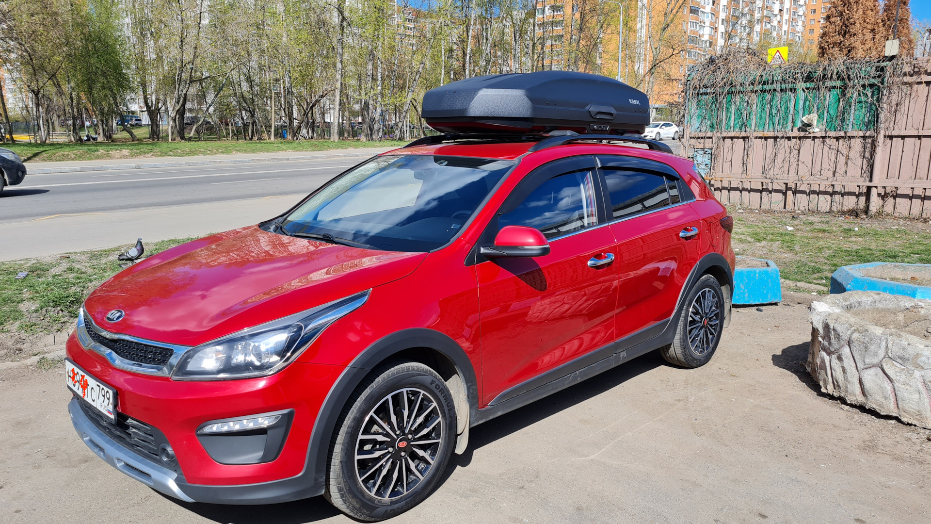 Винилография Kia Rio XLINE