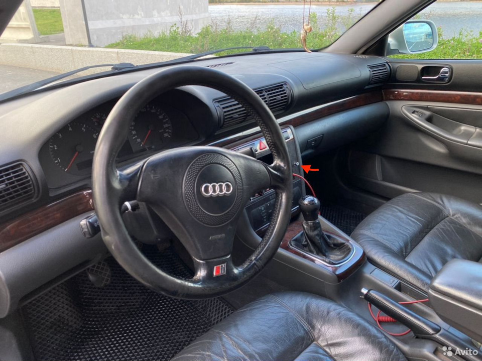 Порядок в центральной консоли! (установка переходной рамки) - Audi A4 Avant (B5)
