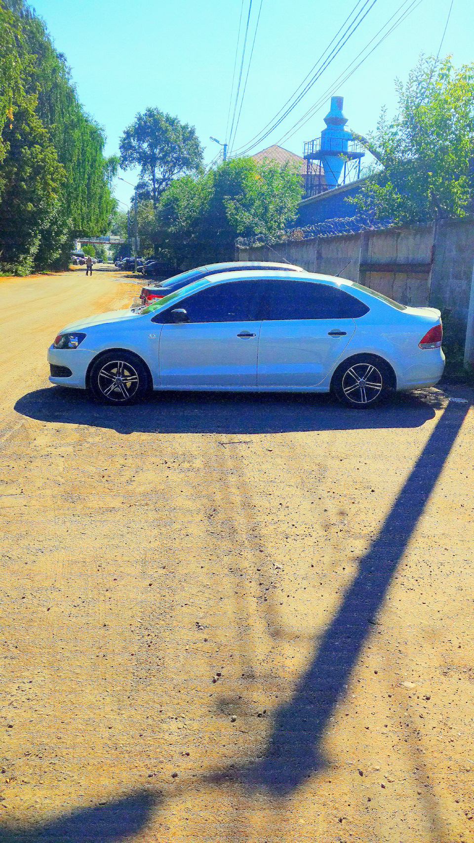 Ремонт переднего левого крыла и двери — Volkswagen Polo Sedan, 1,6 л ...