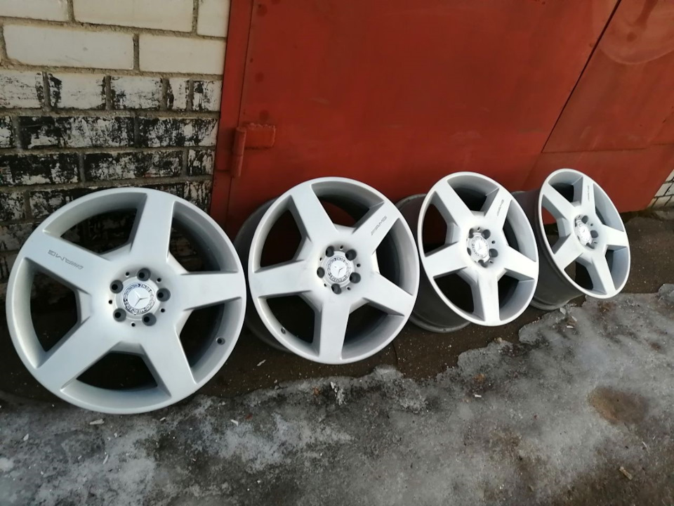 Литые диски 19 ET0 на Mercedes-Benz GL-Class (X164), Mercedes-Benz M ...