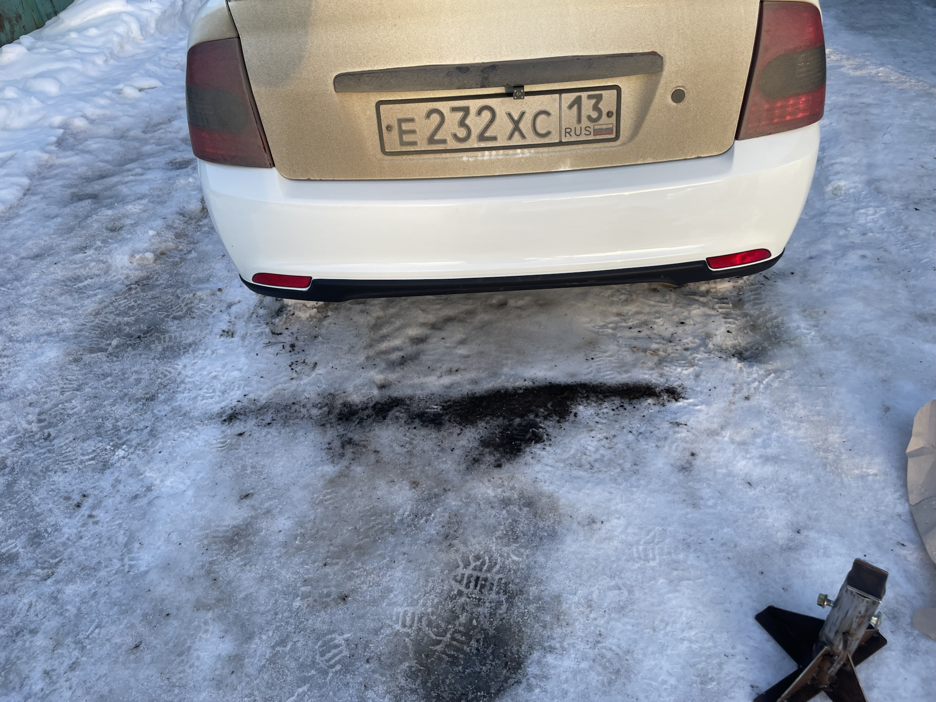 Задний бампер приора 2 — Lada Приора хэтчбек, 1,6 л, 2012 года ...