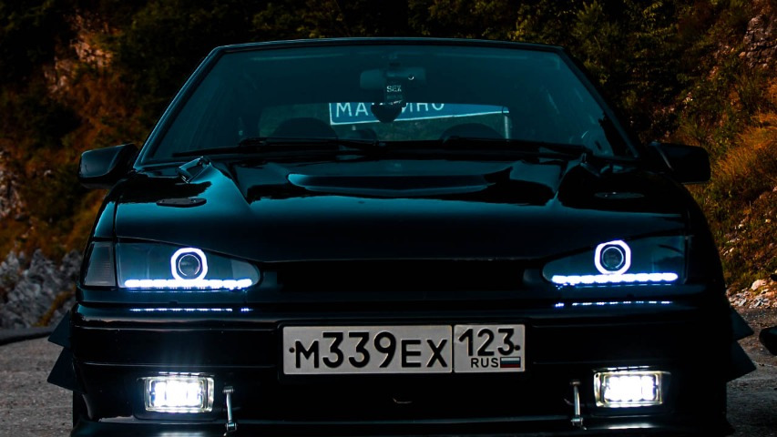 просто вид со стороны и приятный звук выхлопа на 63 трубе))) — Lada ...