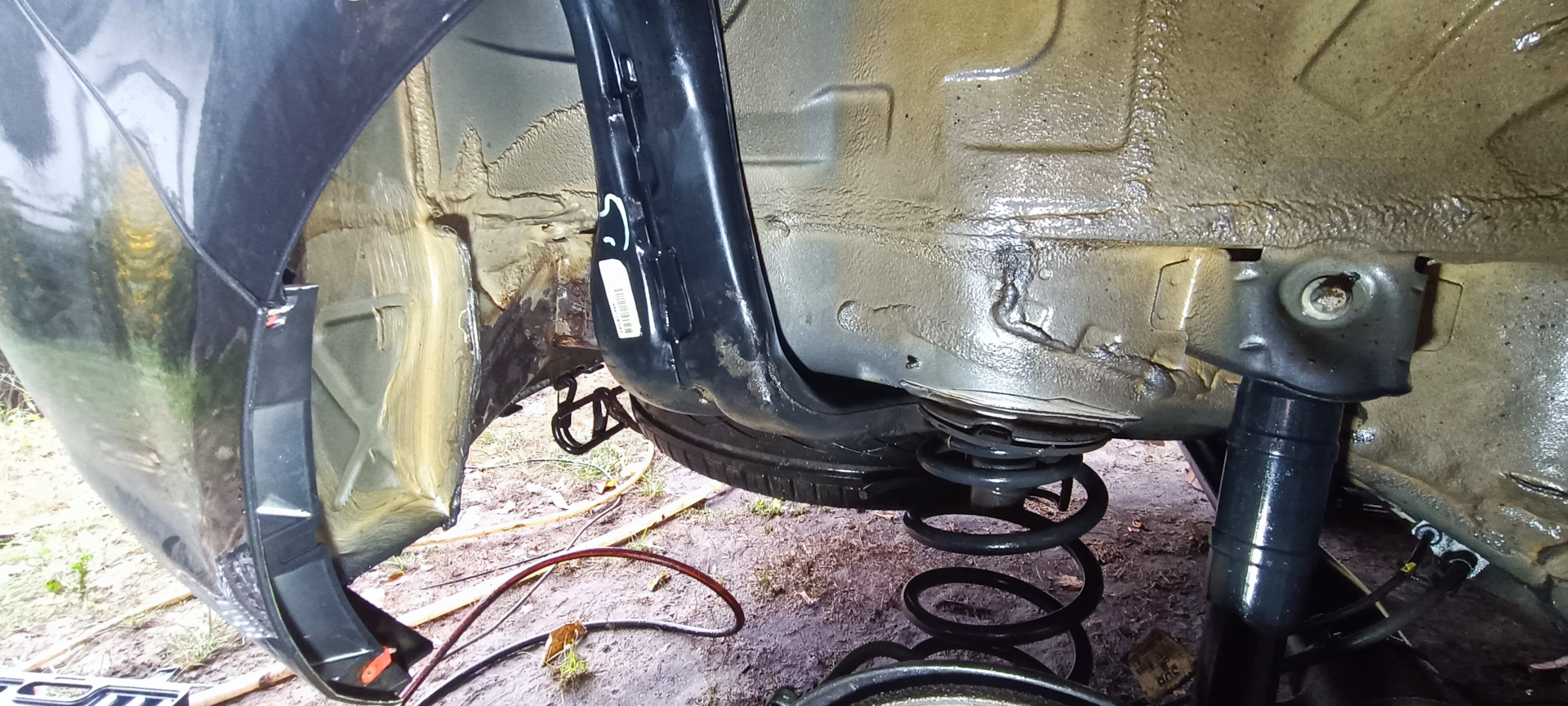 Задние арки и бризговики — Opel Zafira B, 1,7 л, 2011 года | своими ...