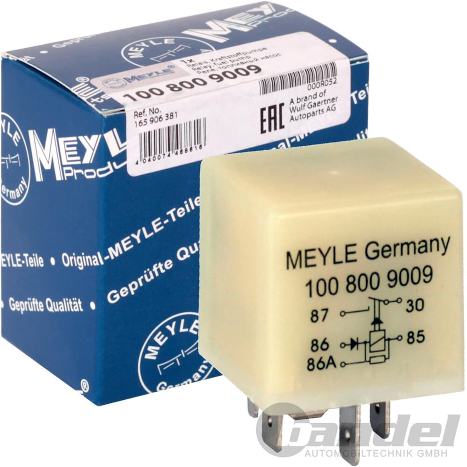 165906381 Реле VAG | Запчасти на DRIVE2