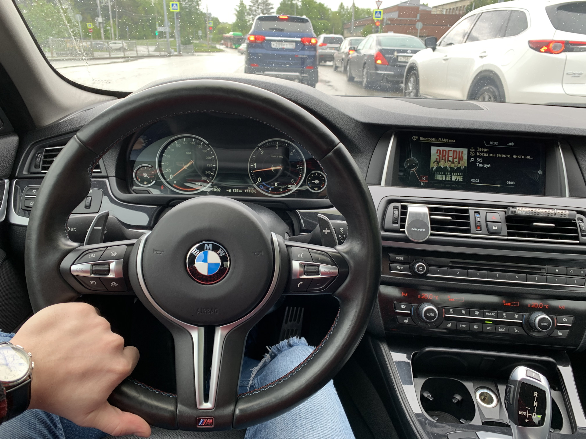 руль от ///m5 F10 LCI — BMW 5 series (F10), 3 л, 2013 года | аксессуары |  DRIVE2