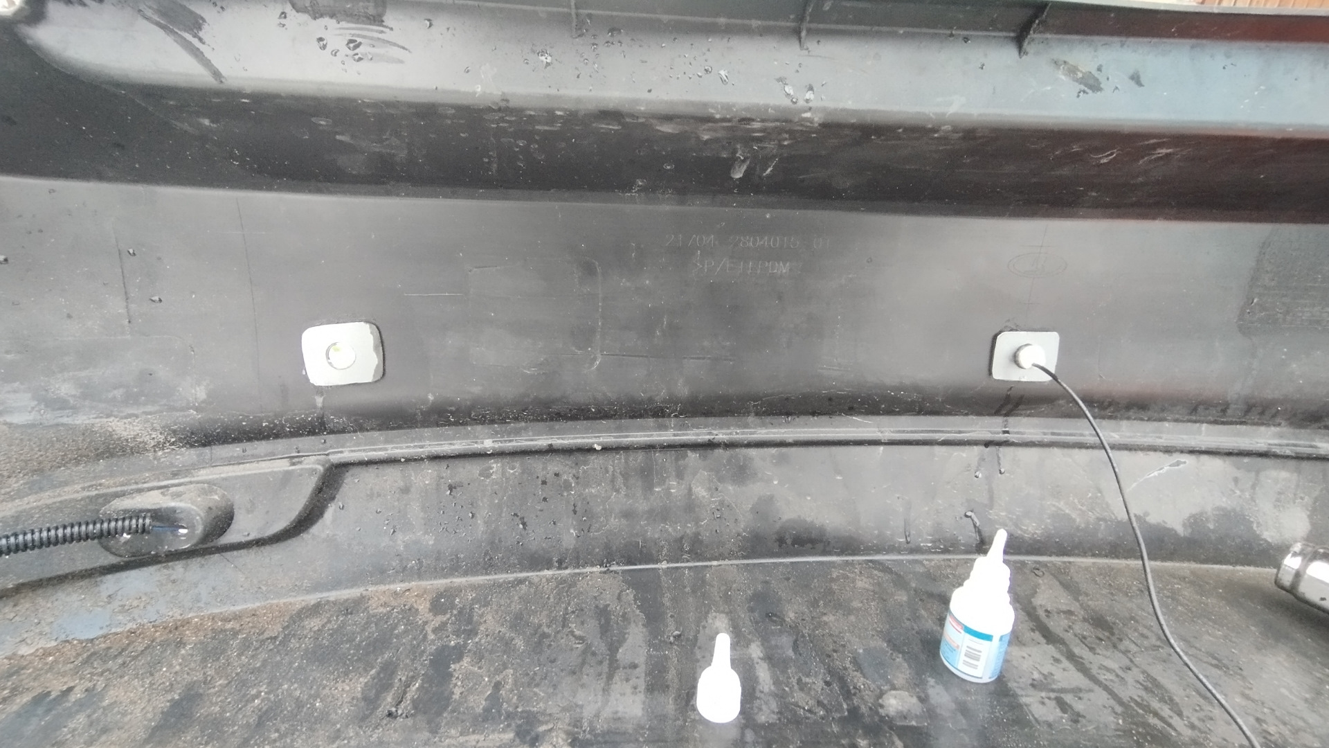 "скрытые " парктроники — Lada Приора седан, 1,6 л, 2011 года | просто ...