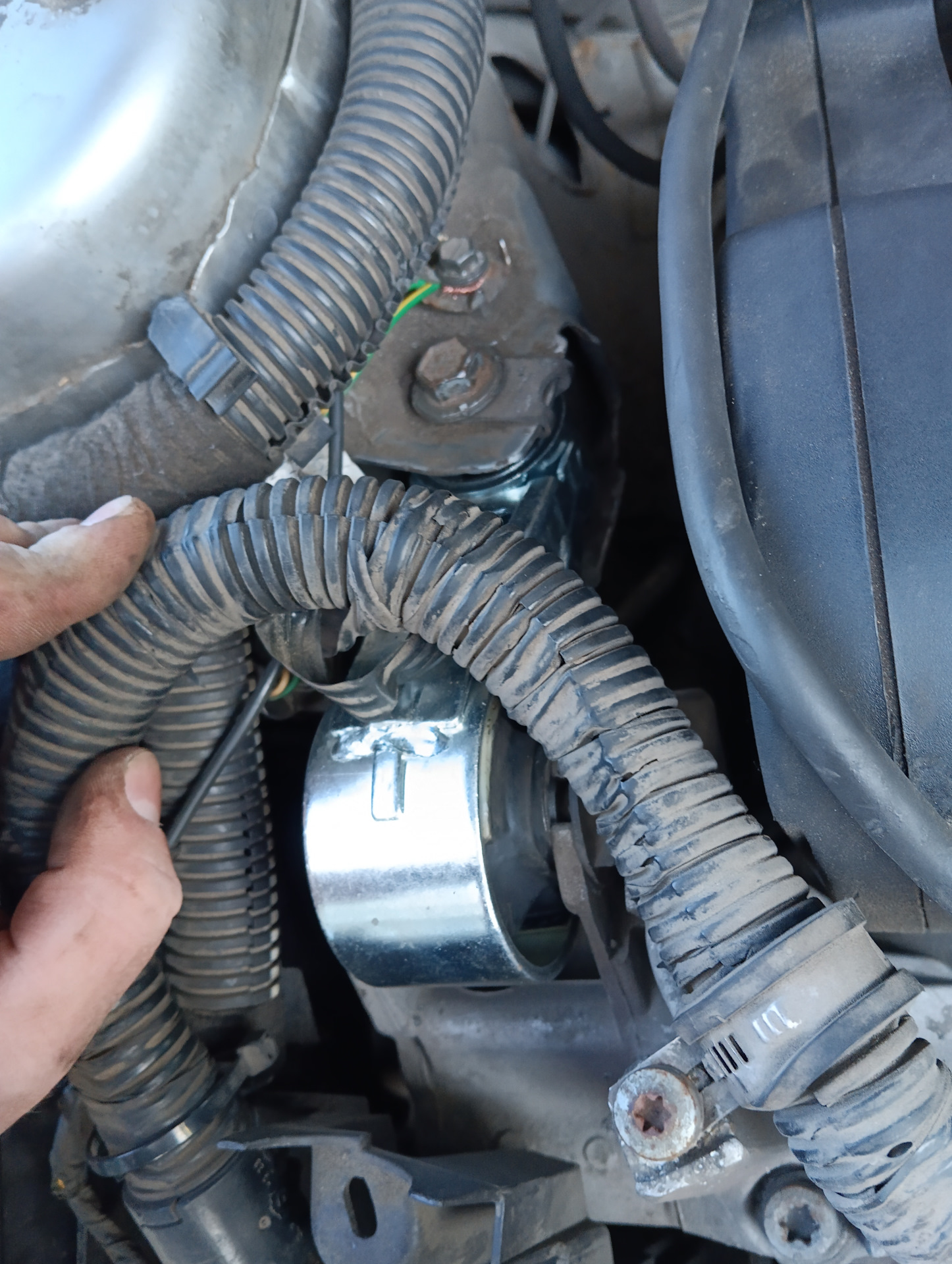 Подушка двигателя и развальная тяга — Peugeot 406, 1,8 л, 2002 года ...