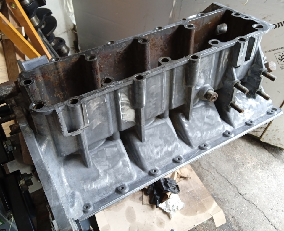 Пламенное сердце ч.1 Чем покрасить алюминиевый блок — ГАЗ 2410, 2,5 л ...