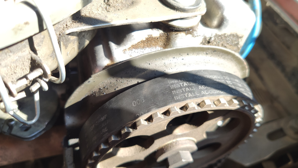 Ремень ГРМ, провод массы — Lada 1111 Ока, 0,8 л, 1995 года | своими ...