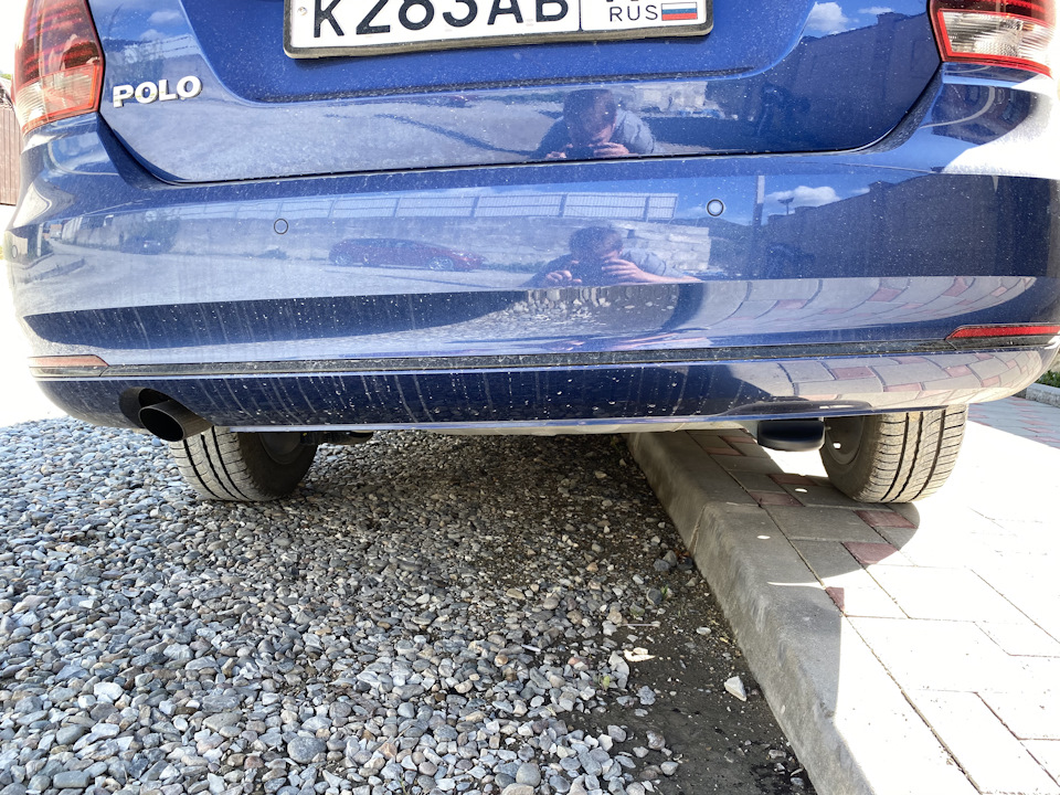 Заглушка буксировочного крюка — Volkswagen Polo Sedan, 1,6 л, 2019 года ...