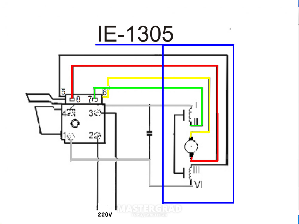 Bosch tce 4405 22 схема подключения переключателя