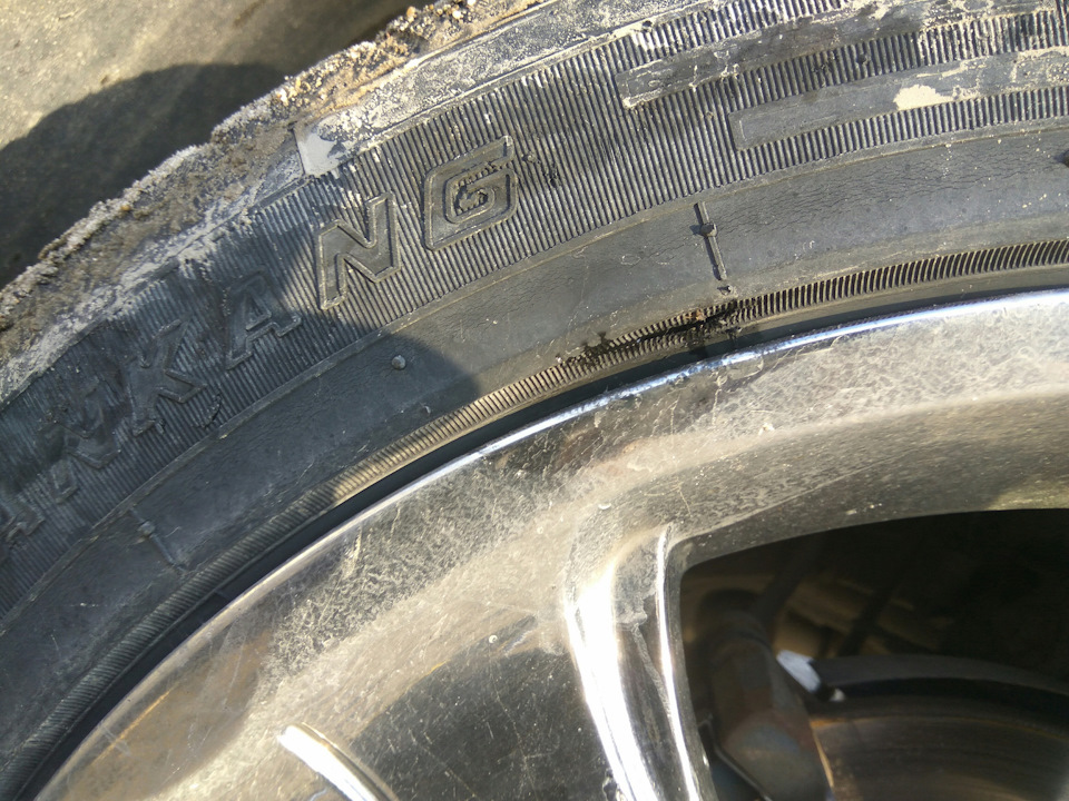 Замена 19 колес на 17 связи с боковым порезом. — Hyundai Tucson (JM), 2 ...