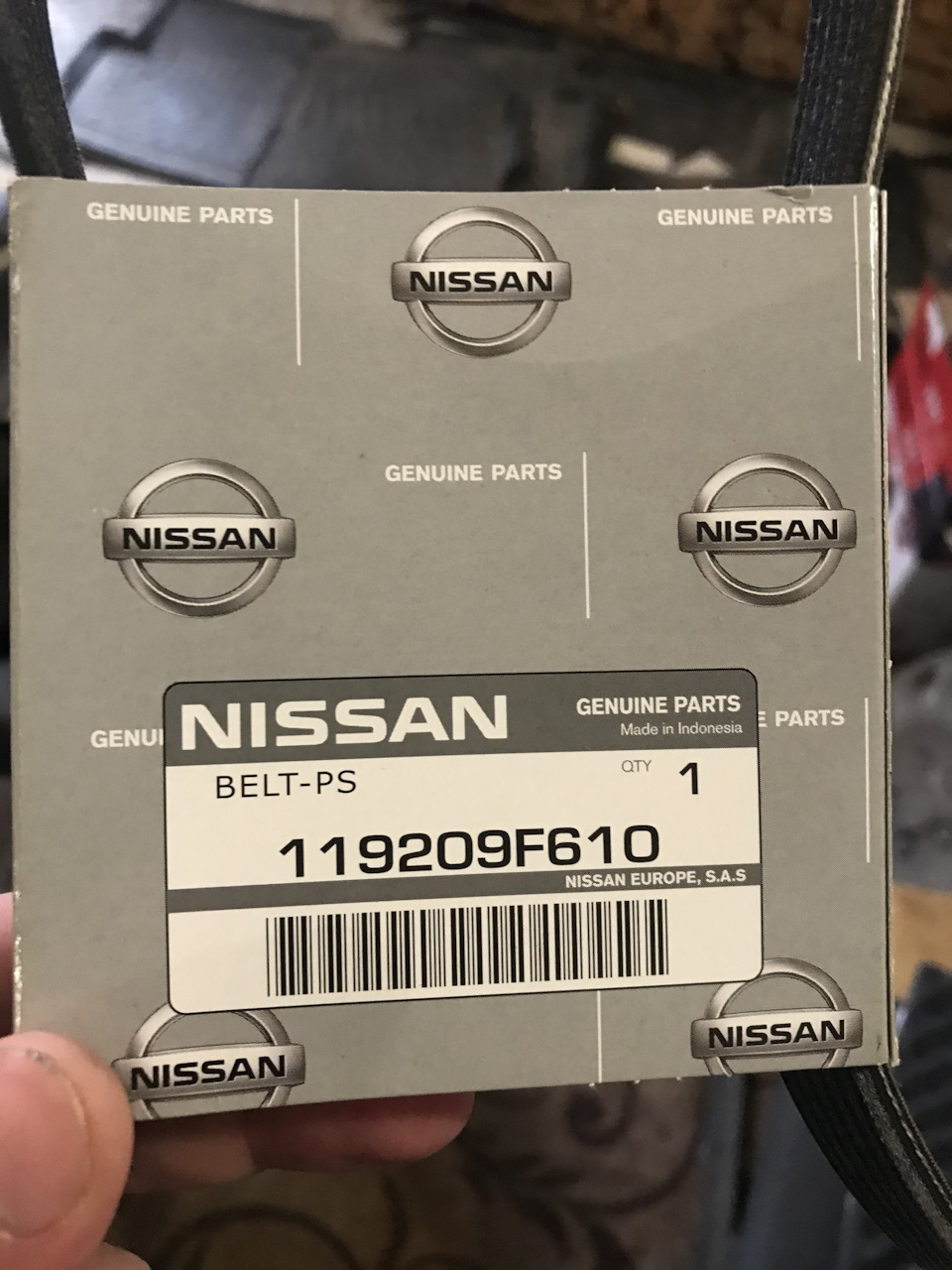 119209F610 Ремень ген. 6PK1110 +АС Ниссан Алмера Классик/Ауди А3(08-13 ...