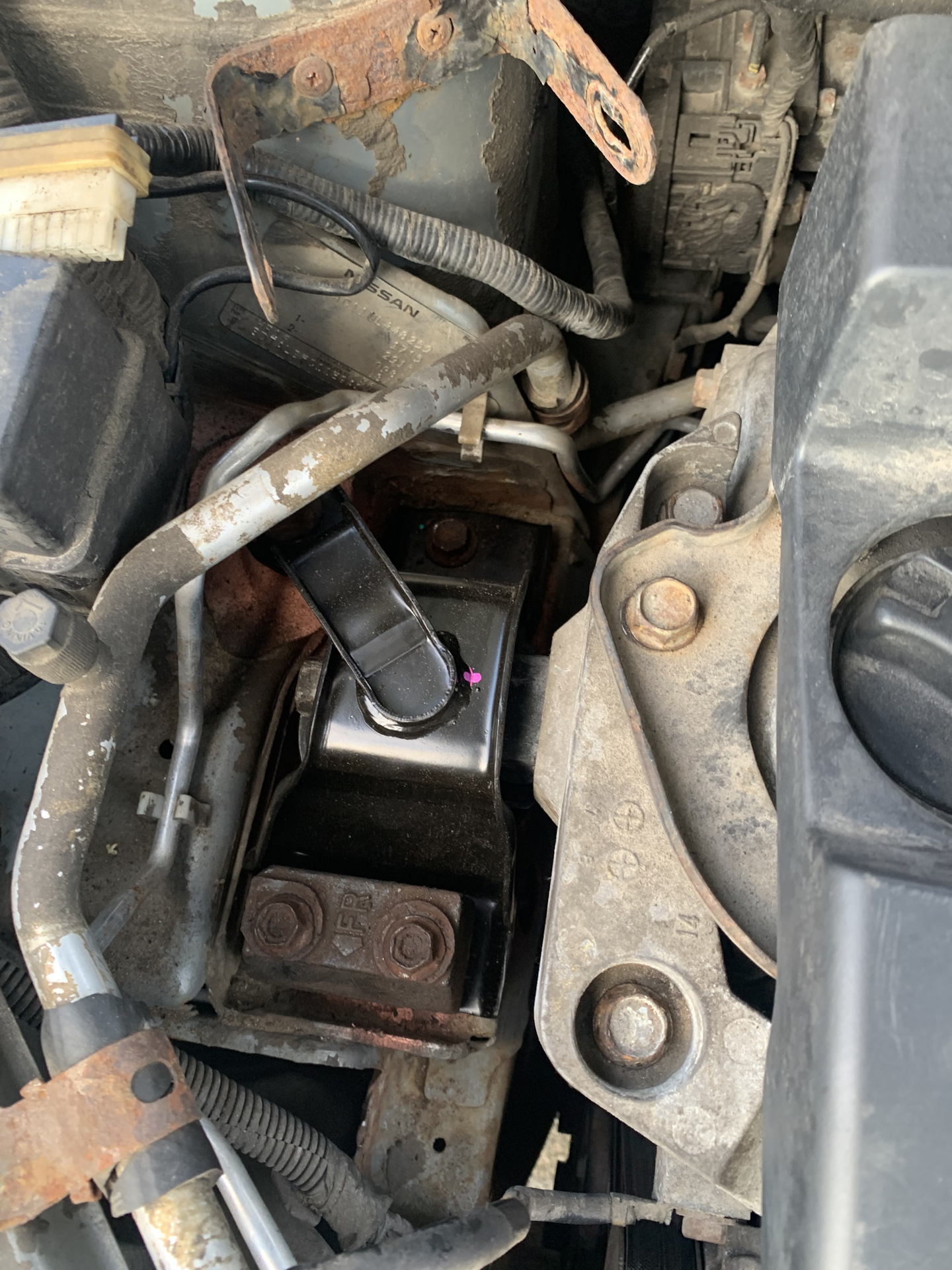 Большое ТО передней подвески — Nissan Tiida (1G), 1,6 л, 2008 года ...