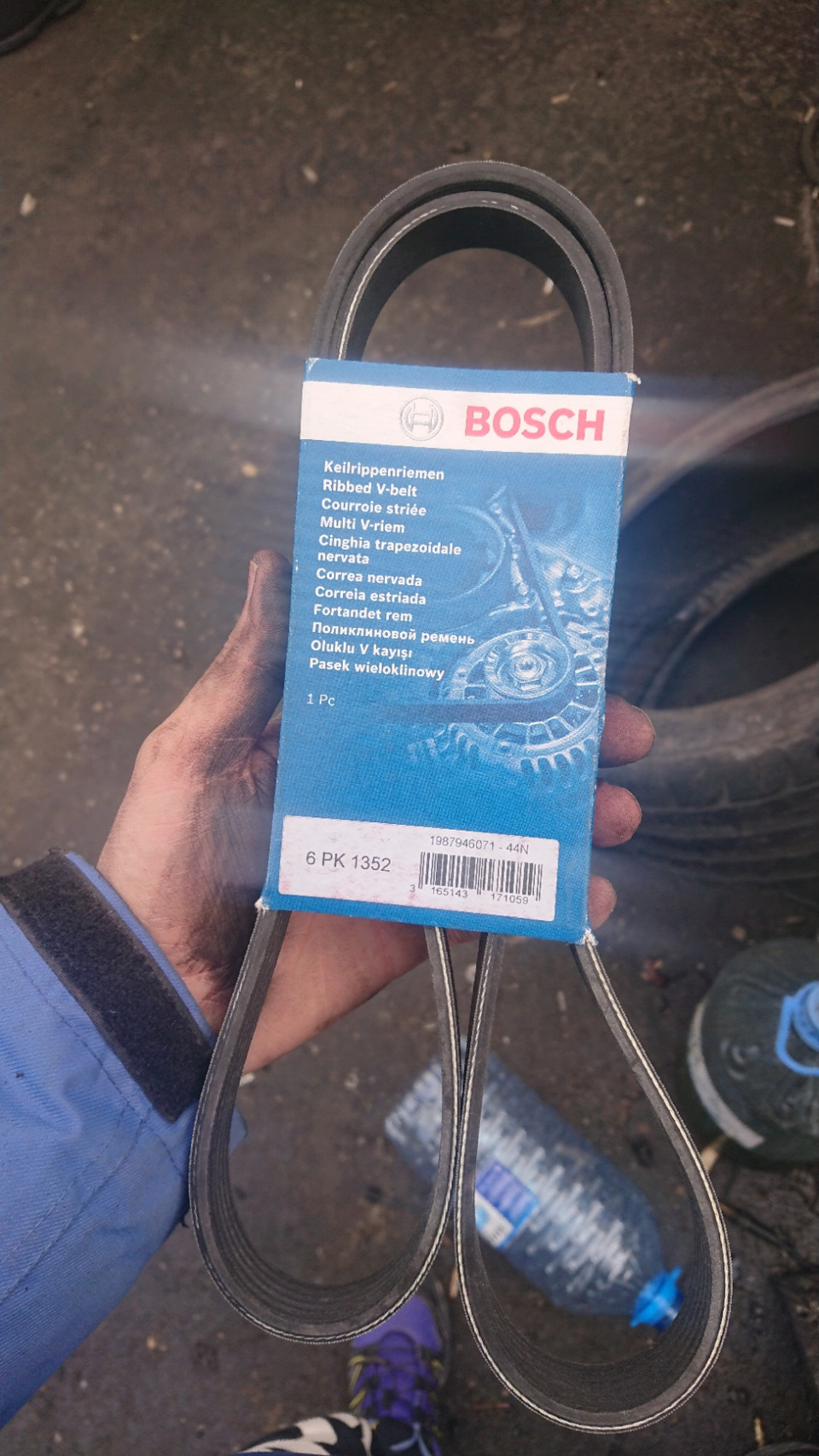 Фото в бортжурнале Mercedes-Benz C-Class (W203). Запчасти на фото: 1987946071, 6PK1352