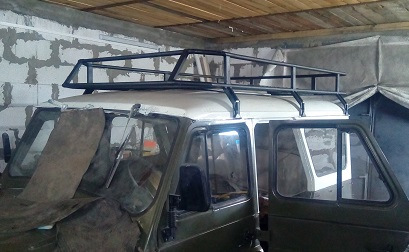 Экспедиционник на крышу УАЗ с люком. — УАЗ 3151, 2,9 л, 1999 года ...