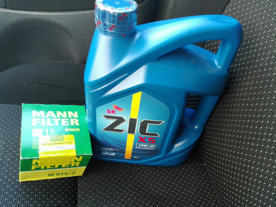 Диагностика и замена масла в двигателе. — Lada Калина хэтчбек, 1,6 л ...