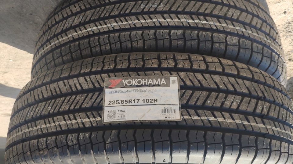 Летные шины Yokohama — Toyota RAV4 (III), 2 л, 2007 года | шины | DRIVE2