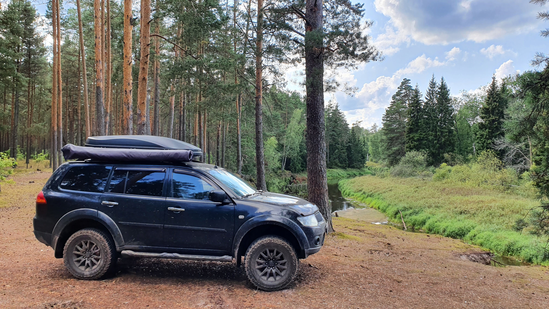 Разведка маршрута СМЕРДЯЧЬЕ ОЗЕРО — ВЛАДИМИР. Почти оффроад — Mitsubishi  Pajero Sport (2G), 3,2 л, 2008 года | покатушки | DRIVE2