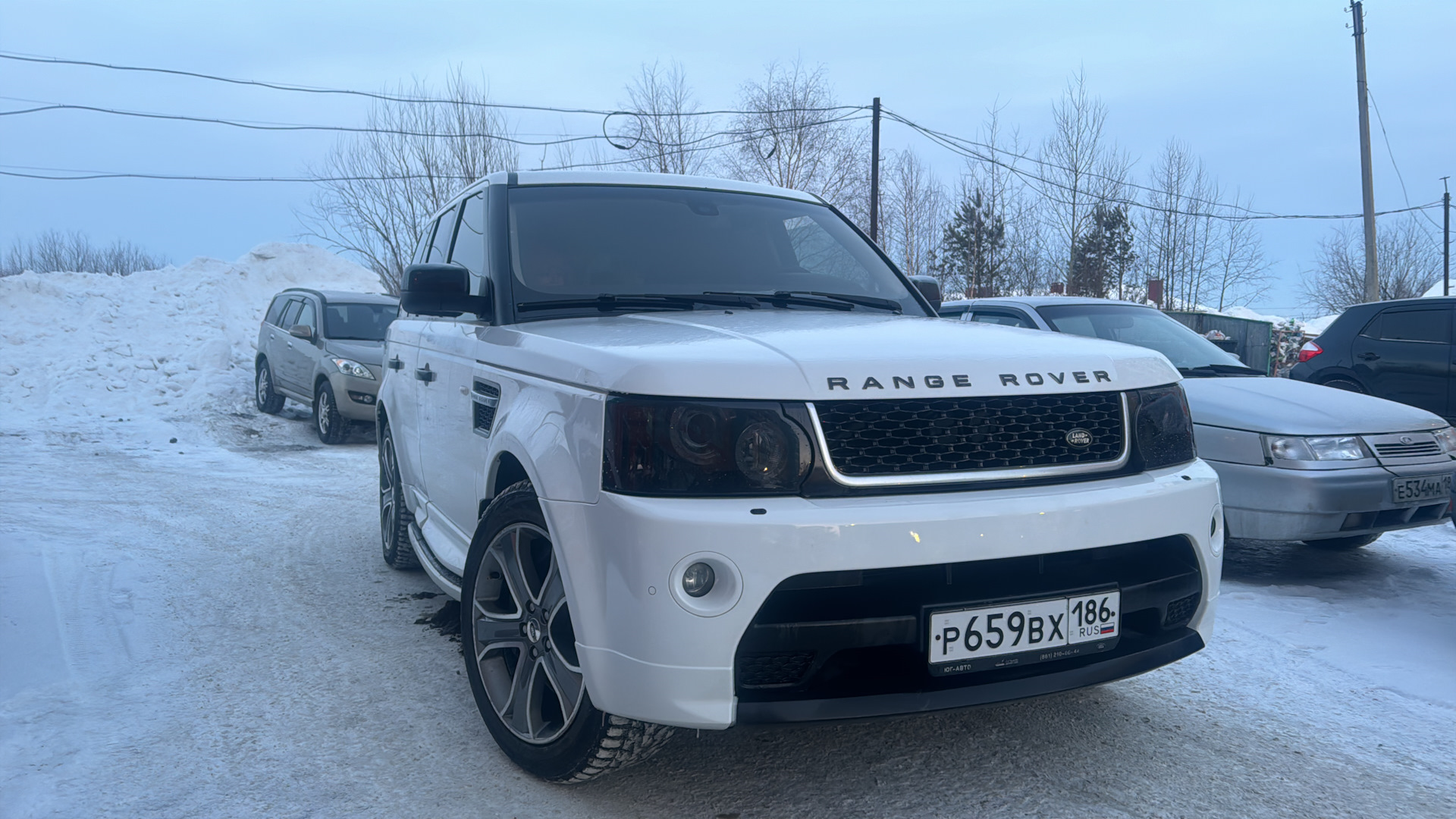 Land Rover Range Rover Sport (1G) 5.0 бензиновый 2013 | Белый квадрат на  DRIVE2