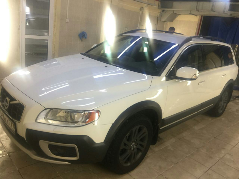 Завершение эпопеи с царапиной — Volvo XC70 III, 2,4 л, 2012 года ...