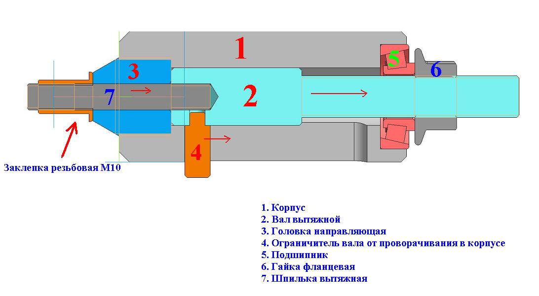 Схема устроен заклепочник ручной схема