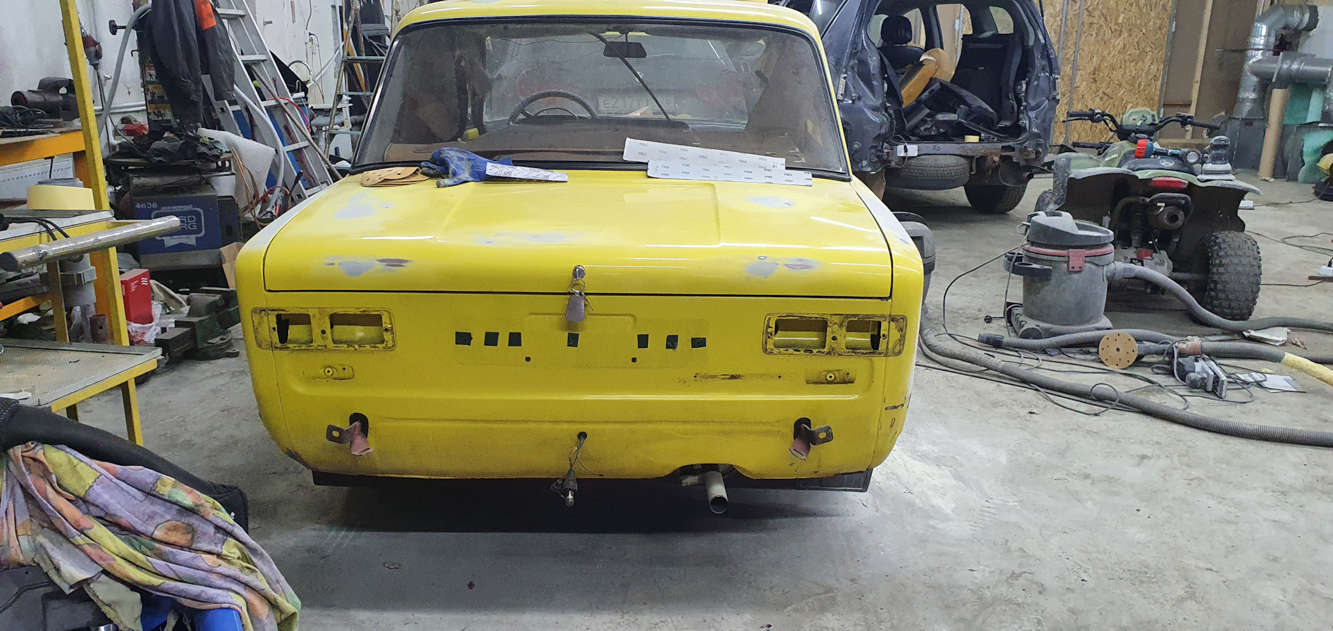 Устранение рыжиков на кузове. — Lada 2101, 1,2 л, 1978 года | кузовной ...