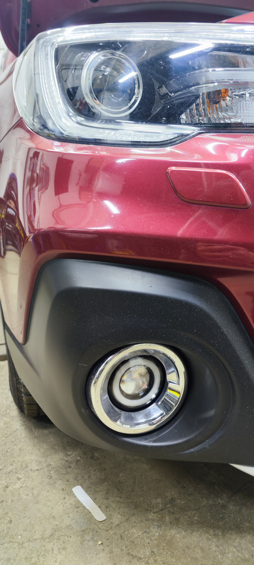 9. Подключение ангельских глазок в ПТ к габаритам — Subaru Outback (BS ...