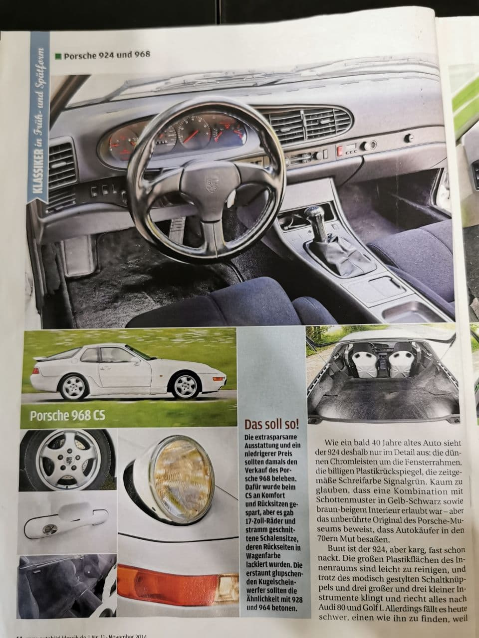 Porsche 924 vs 968 (Auto Bild Klassik #11 2014) — DRIVE2