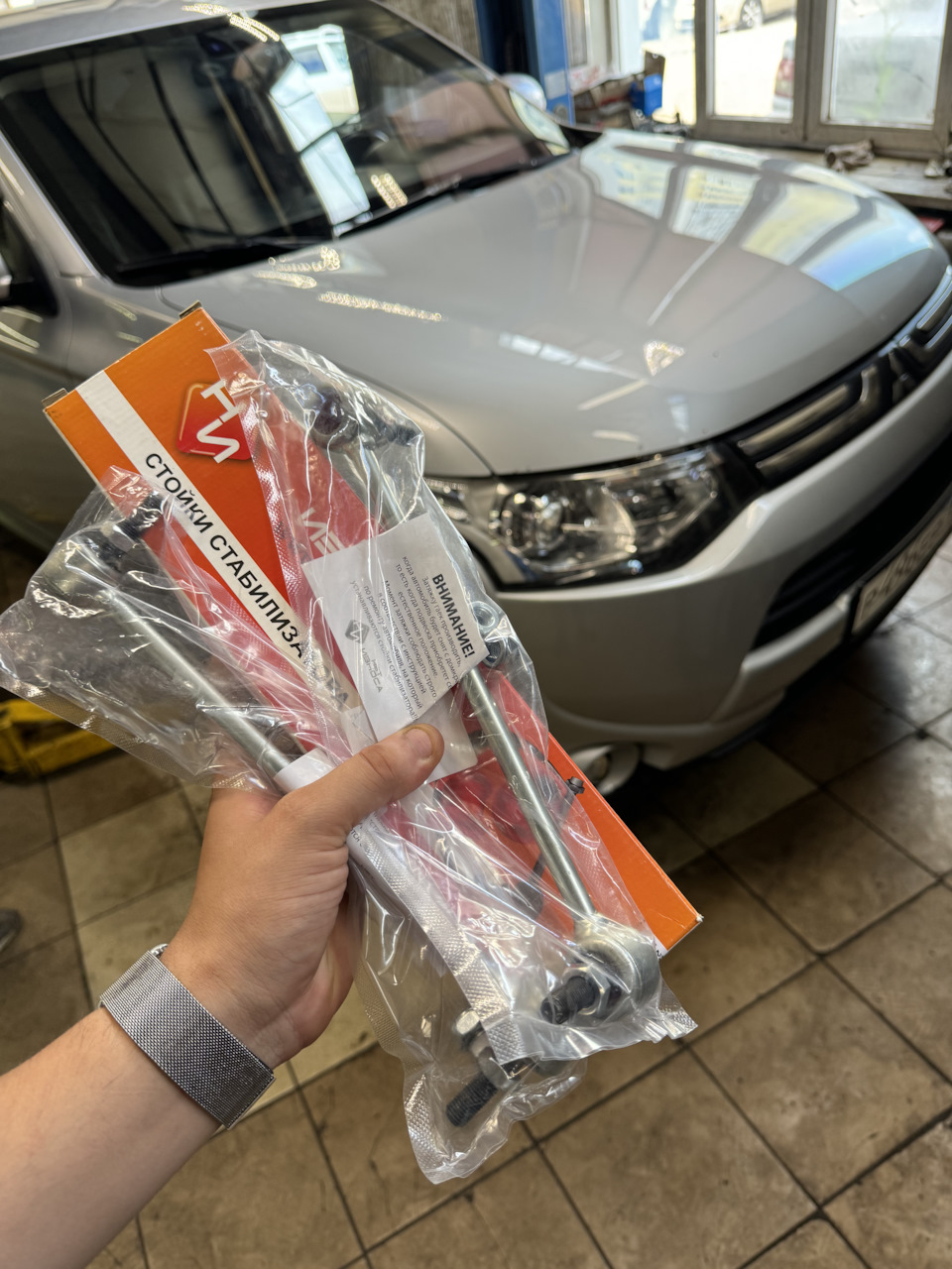 Замена стоек стаба «нет износа» — Mitsubishi Outlander (3G), 2,4 л ...