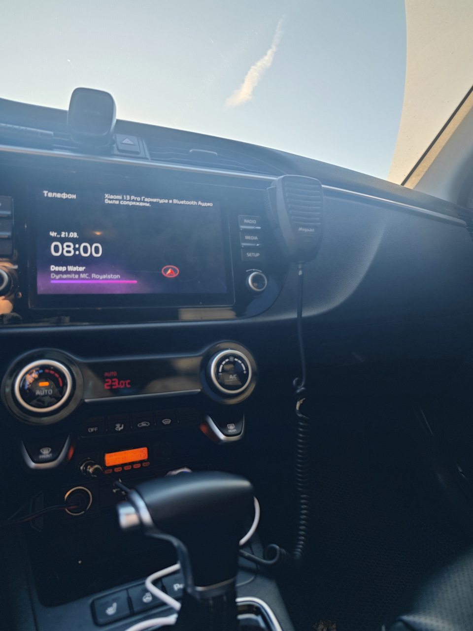 ⚙️ 16 Установка СИ-БИ рации на Kia Rio X — KIA Rio X, 1,6 л, 2021 года ...