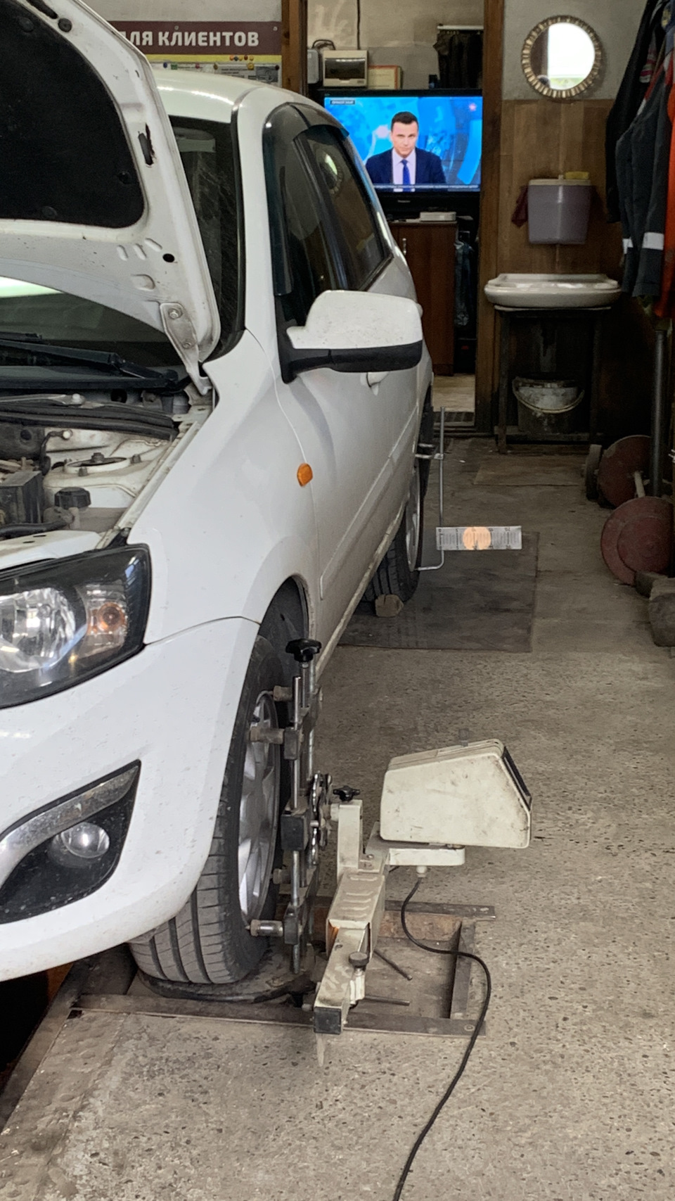 Развал-схождение — Lada Калина 2 хэтчбек, 1,6 л, 2013 года | визит на ...