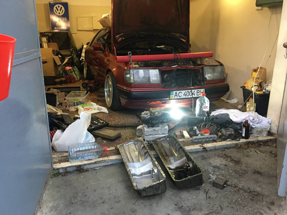 Демонтаж поддона интересный процесс… — Mercedes-Benz E-Class Coupe (C124)