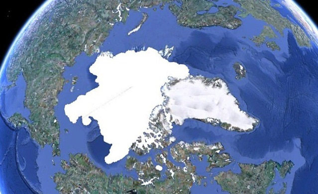 Северный Полюс Фото На Карте