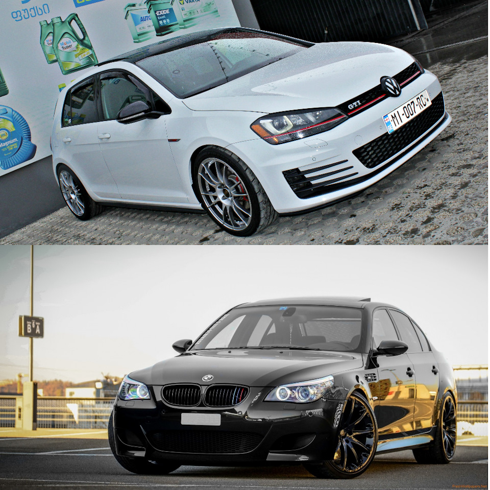 Vw Gti Apr is38 vs Bmw m5 E60 Tuned — Volkswagen Golf Mk7 GTI, 2 л, 2015  года | соревнования | DRIVE2