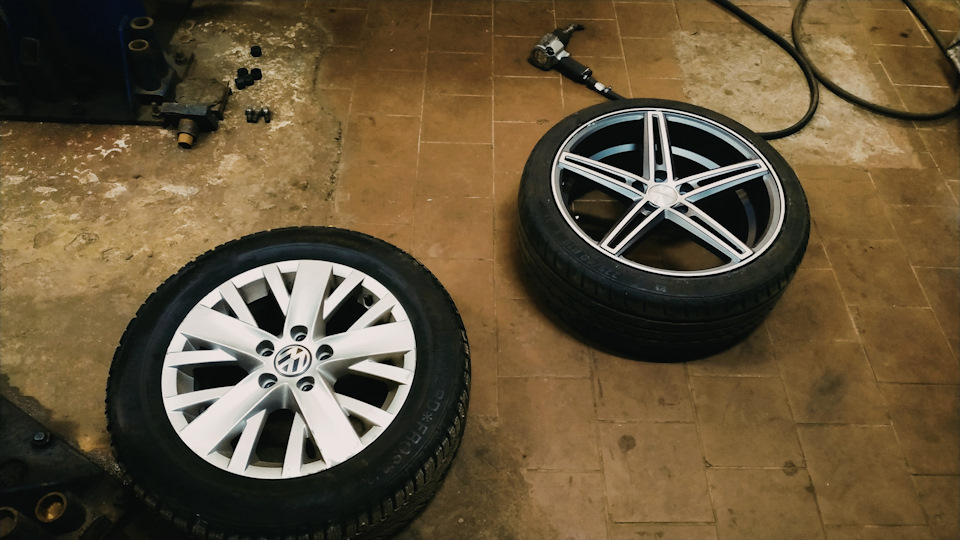 Шины для VSN (Vossen) CV5 — Volkswagen Jetta VI, 1,4 л, 2014 года ...