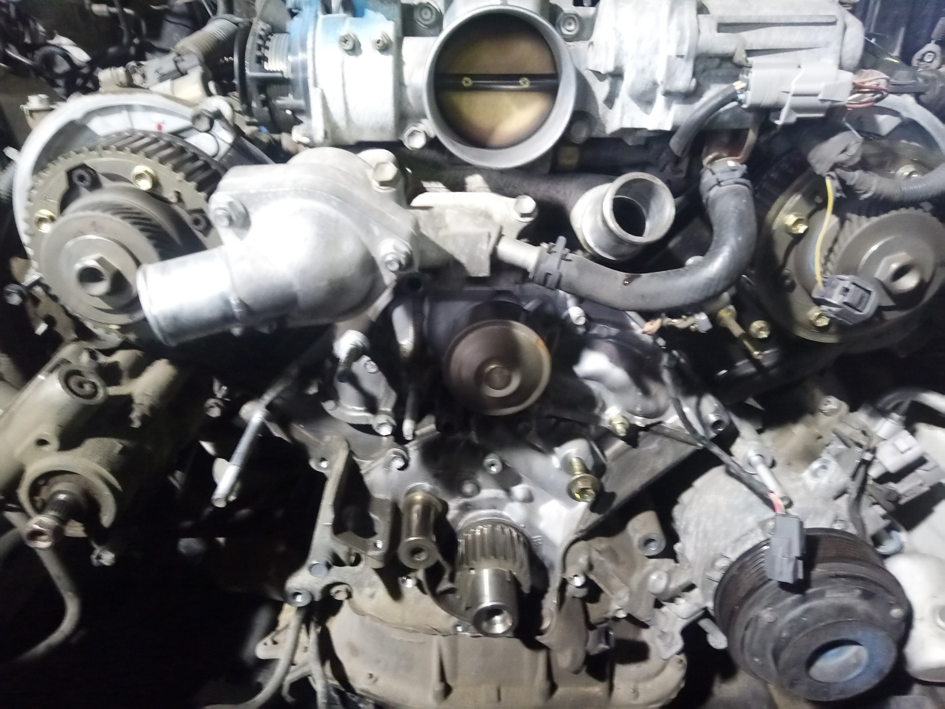 Замена ремня ГРМ 1uz-fe. Установка гидроника — Toyota Mark II (110), 4 ...