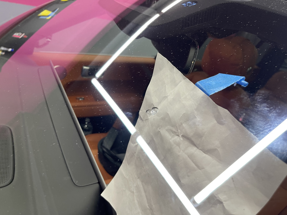 Удаление скола на лобовом стекле — Li Auto Li L9, 2023 года | визит на ...