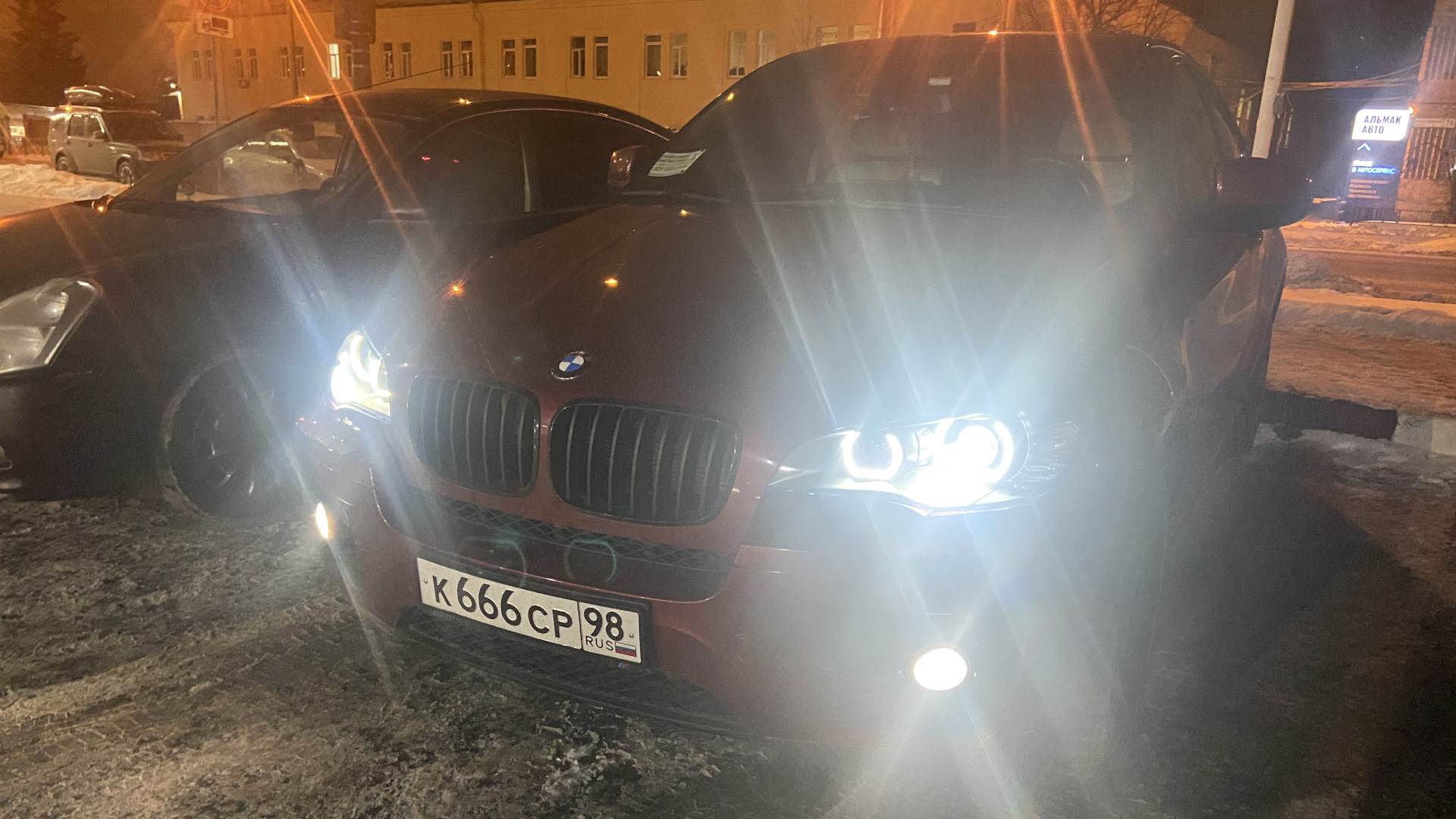 BMW X6 (E71/E72) 3.0 бензиновый 2009 | Red in black 3.5i на DRIVE2