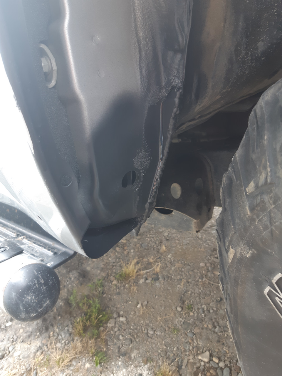 затем покраска — Mitsubishi Pajero Sport (2G)