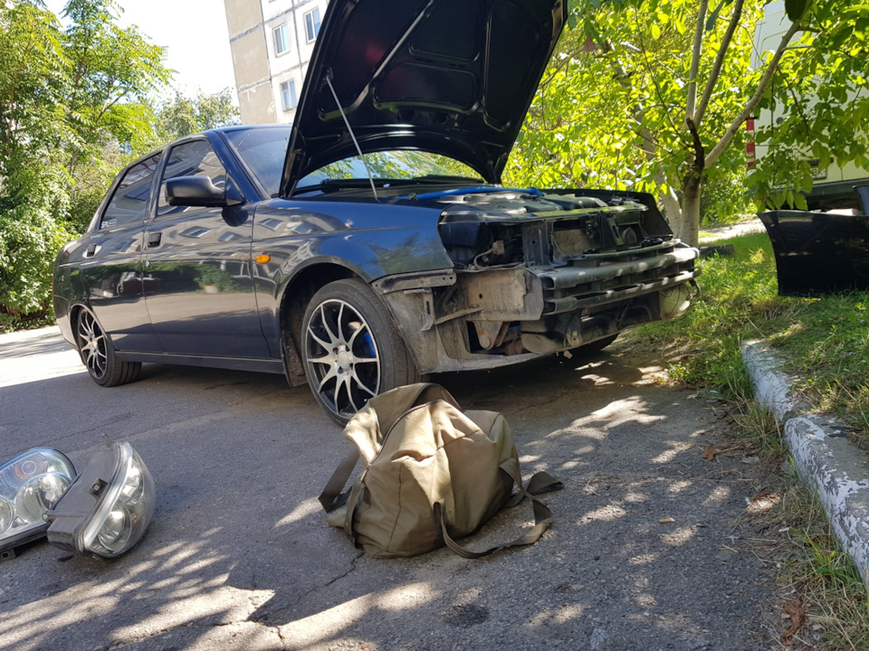 Самопальные галочки в приору — Lada Приора седан, 1,6 л, 2008 года ...