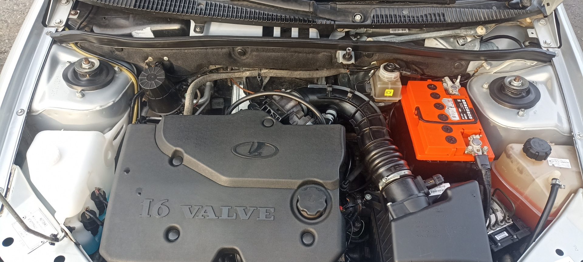 Опора передней стойки — Lada Калина Хэтчбек (1G), 1,4 л, 2011 года ...