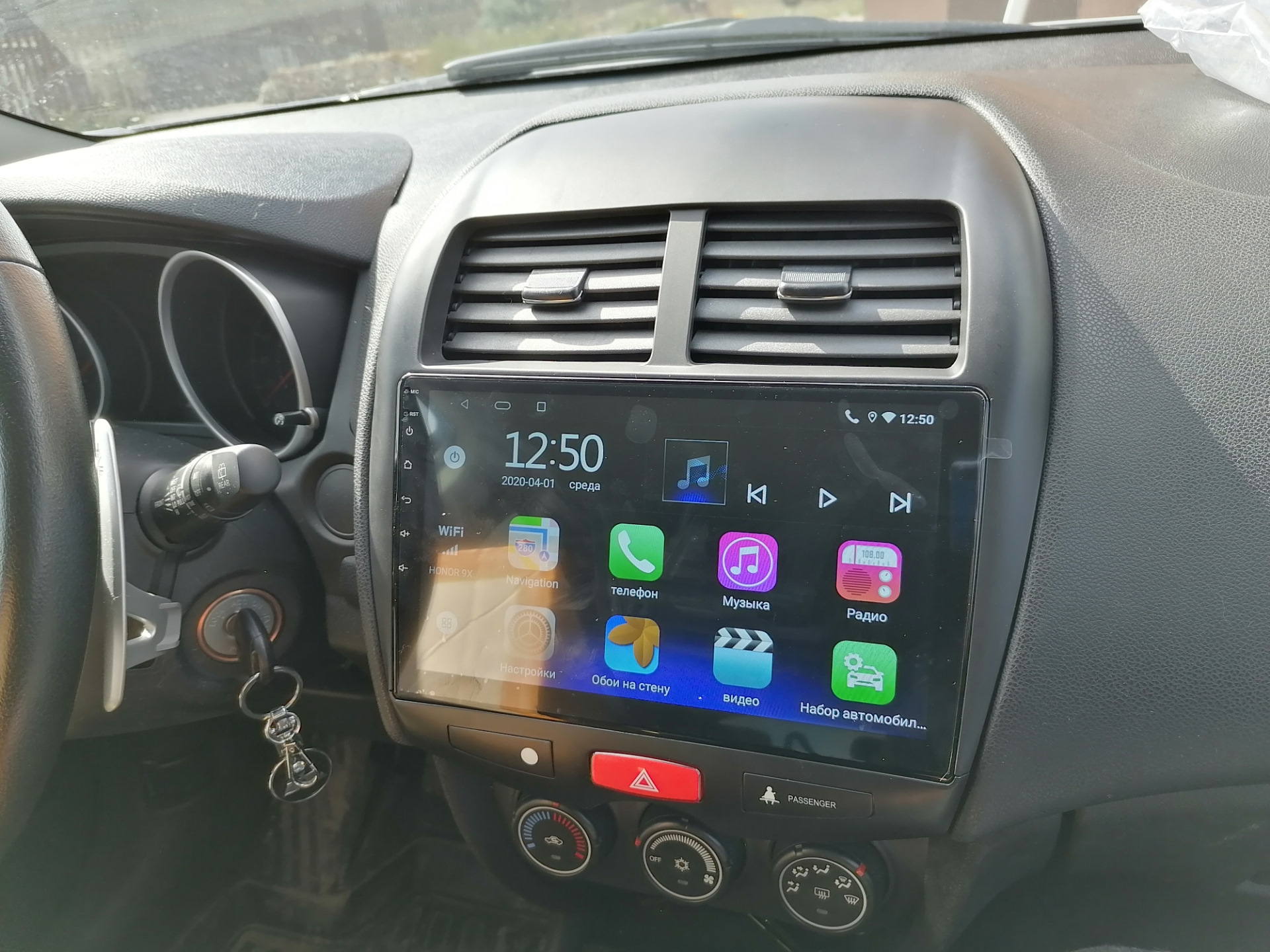 Магнитола android — Mitsubishi ASX, 1,8 л, 2014 года | автозвук | DRIVE2