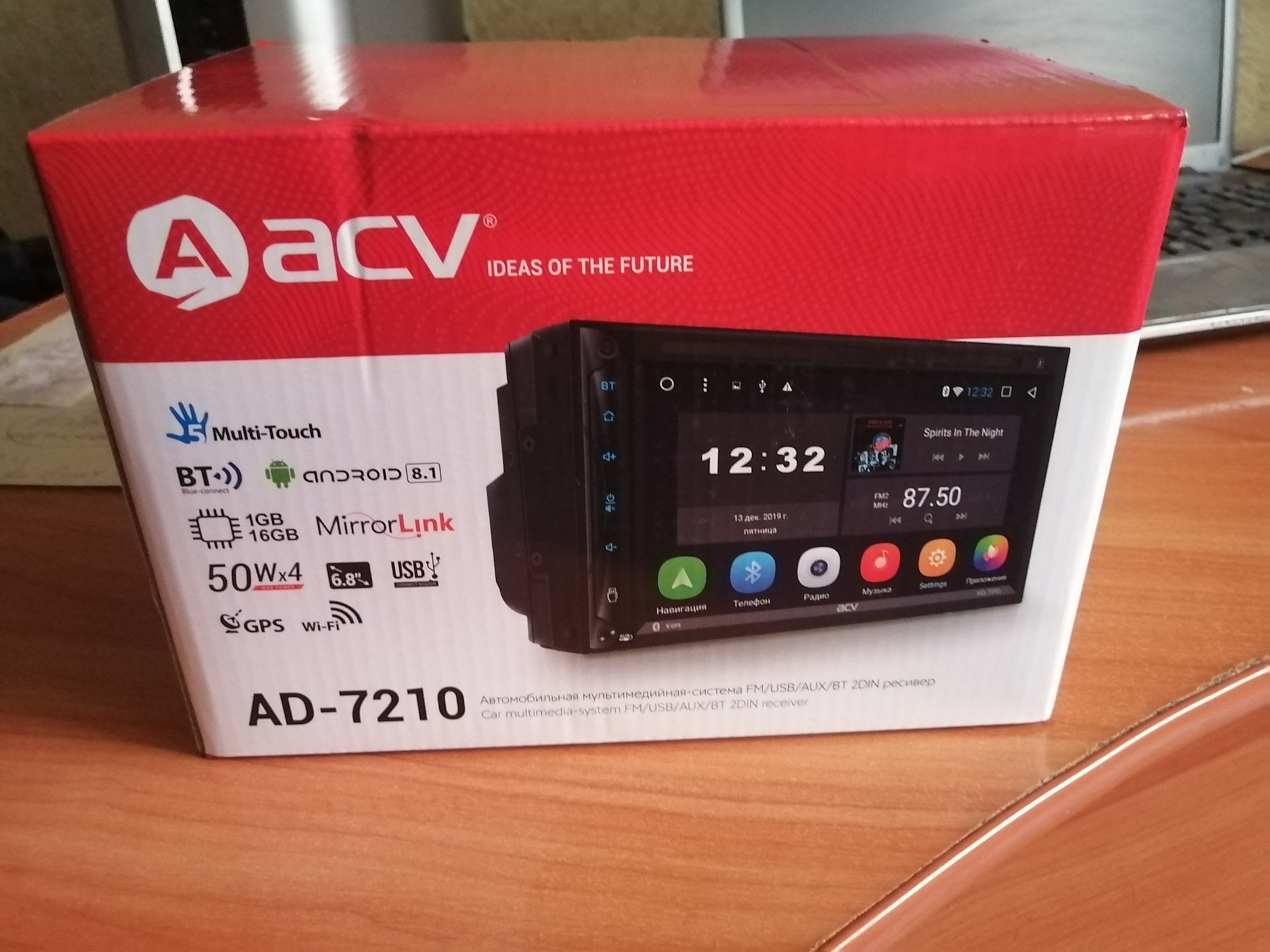 магнитола acv ad-7210 на android