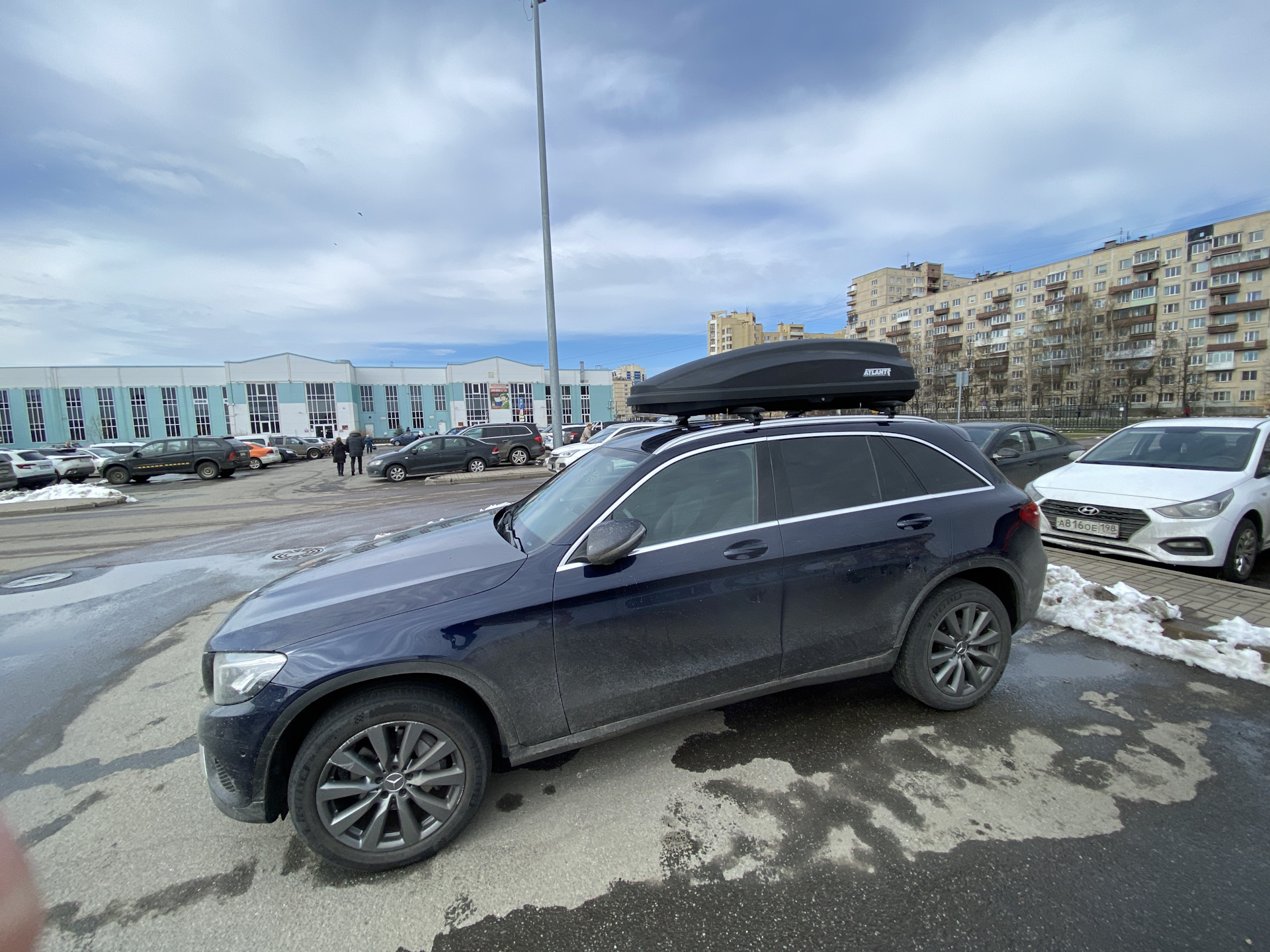 Автобокс на интегрированные релинги — DRIVE2